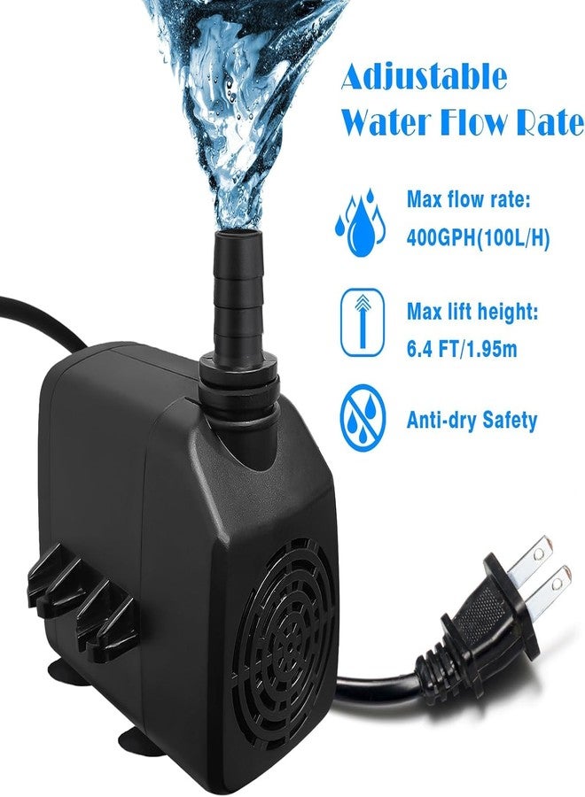 Streamonix Aquarium Water Pumps (Black, 400GPH,25W) - Image 2